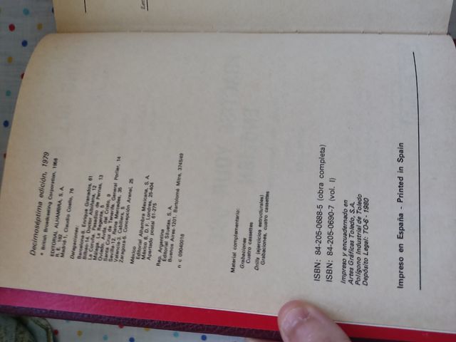 Libros inglés Coleccionistas años 80