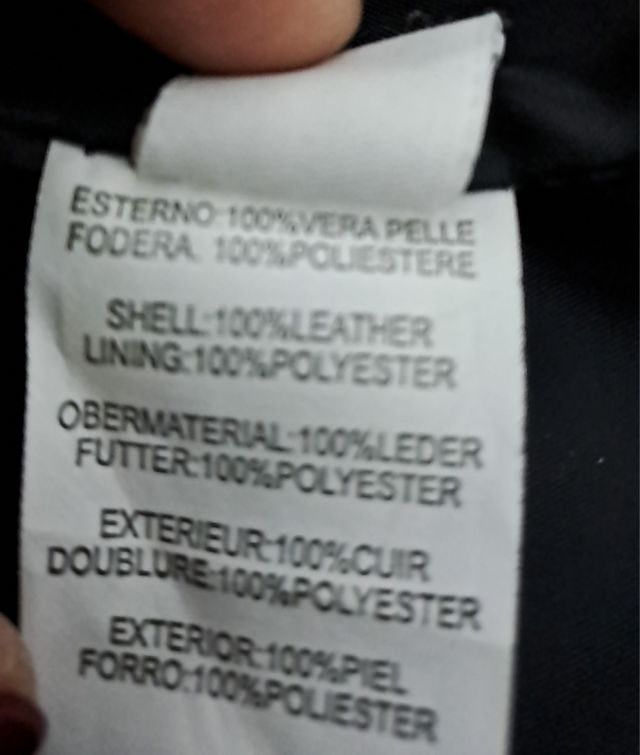 Giacca donna vera pelle