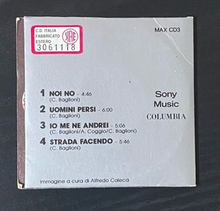 Claudio Baglioni - anteprima tour 91 cd 8"