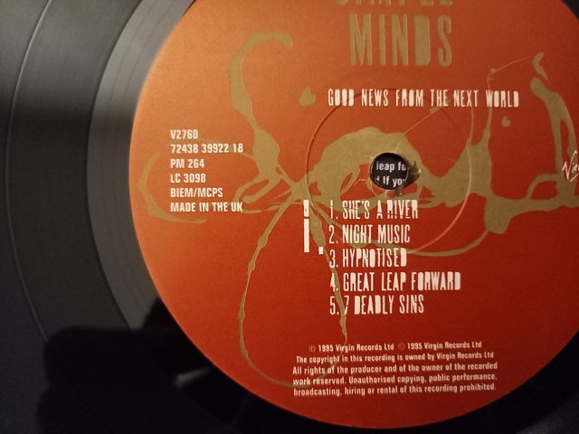 Nuevo Simple minds Good news from the next world