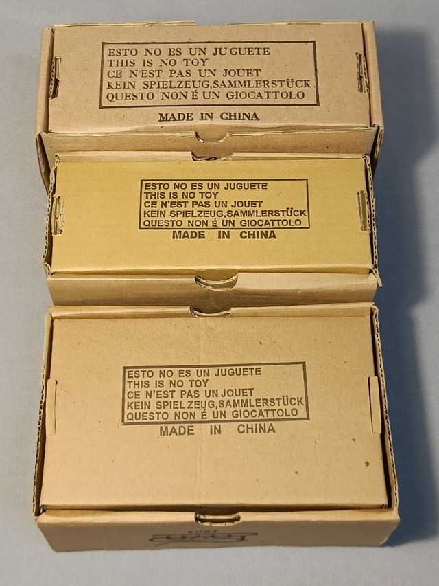 Lote 3 cajas vacías juguetes Payá