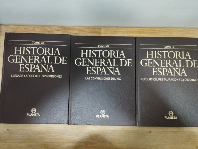 Lote 3 tomos Historia de España