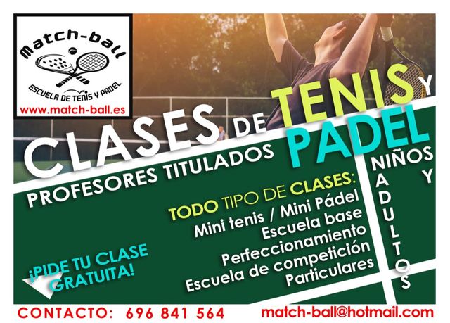 Clases de tenis pádel