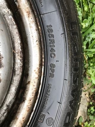 RUEDA DE REPUESTO FORD TOURNEO 185R14C 8PR 102/100