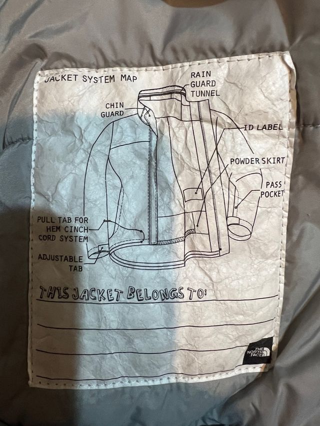 Abrigo The north face niña