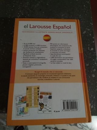 dizionario illustrato di lingua spagnola nuovo 