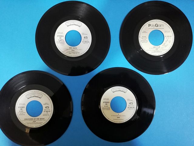 Kiss lotto 4 PROMO juke box 7" generic sleeves