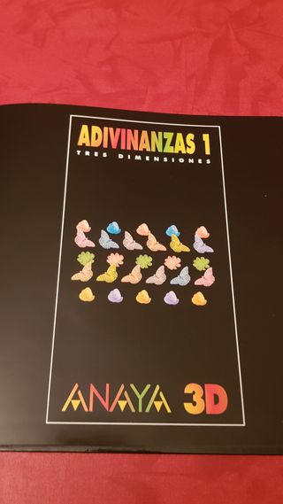 libro Adivinanzas 3D Anaya 1995