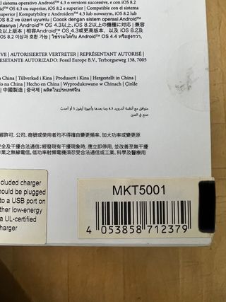 Reloj Michael Kors Smartwatch MKT5001
