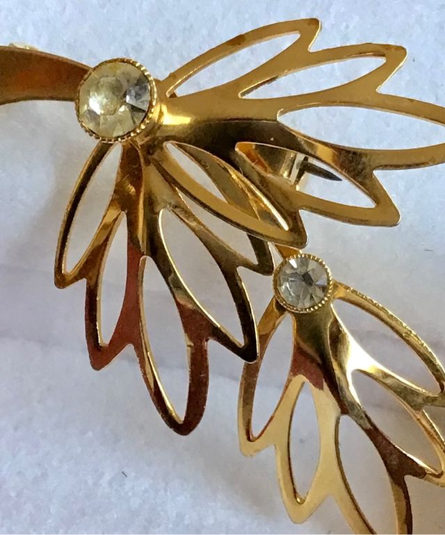 BROCHE VINTAGE CON CIRCONITAS