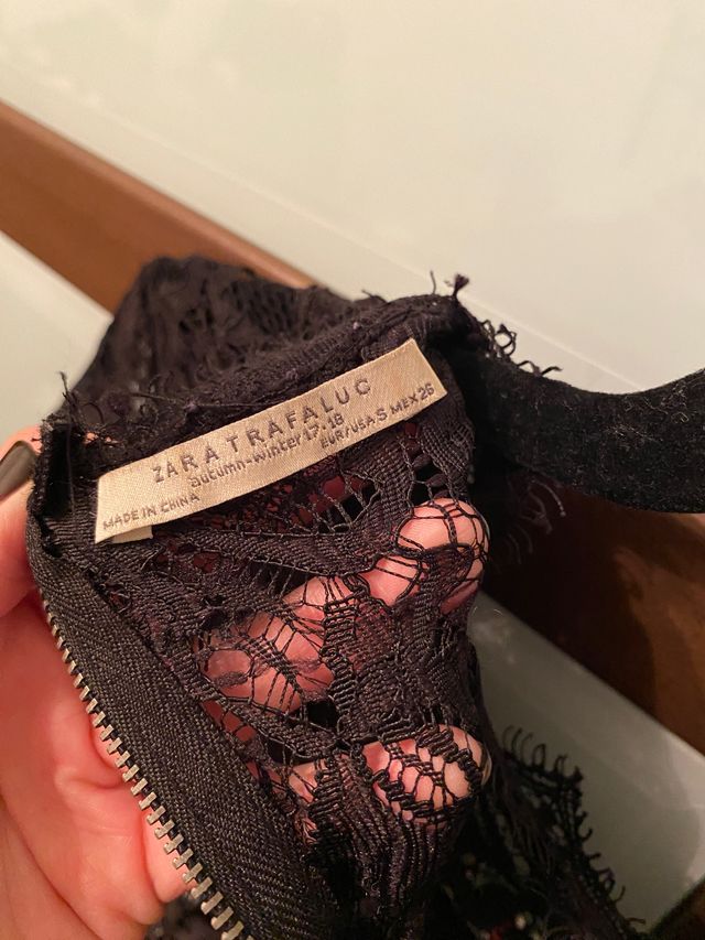 Top transparente Zara