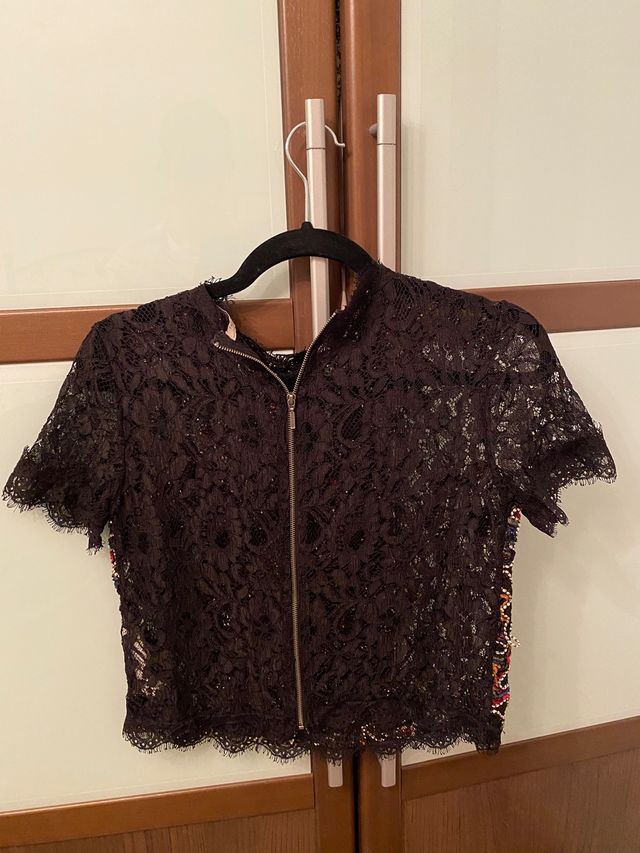 Top transparente Zara