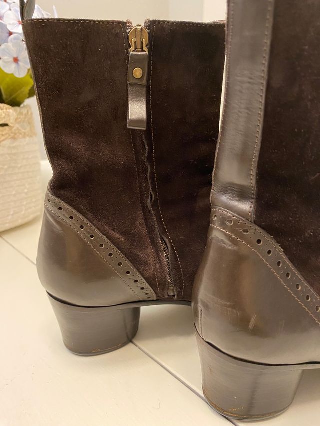 Botines C.Doux piel y ante