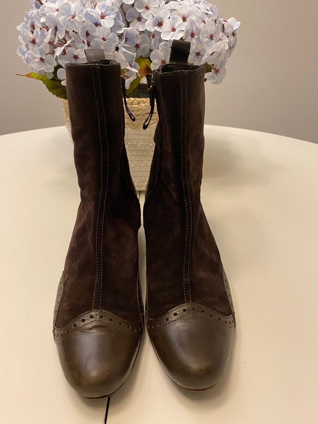 Botines C.Doux piel y ante