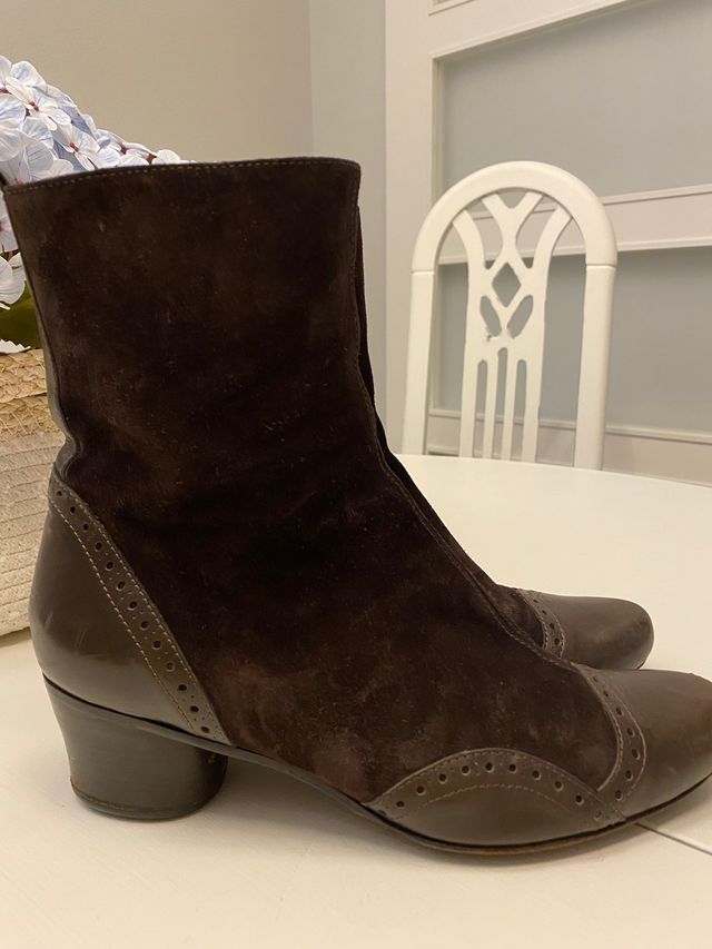 Botines C.Doux piel y ante