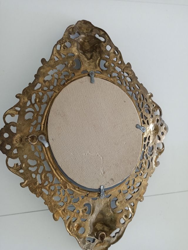 espejo de bronce