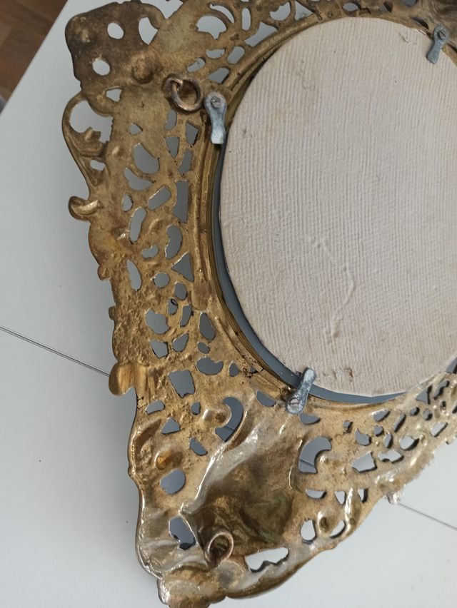 espejo de bronce