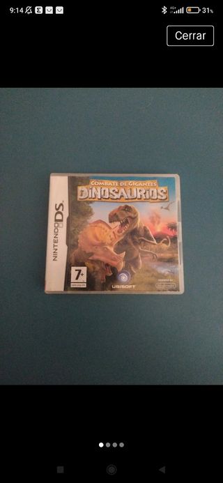 juego nintengo ds dinosaurios