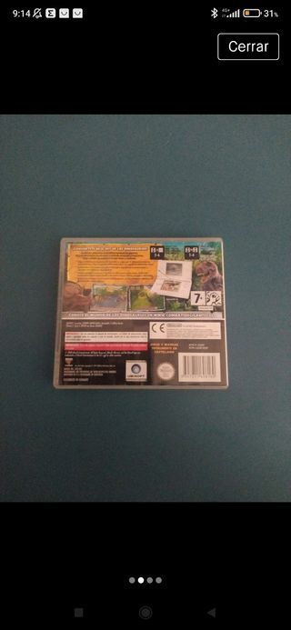 juego nintengo ds dinosaurios