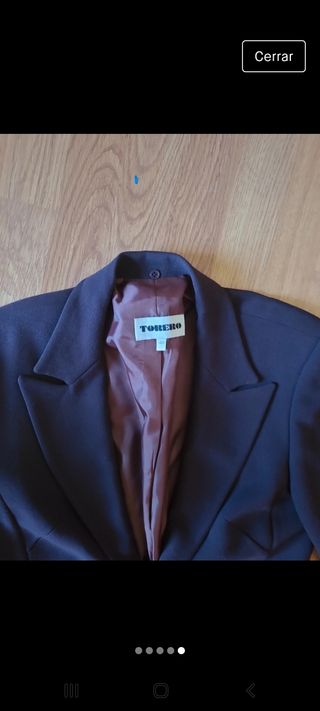TRAJE CHAQUETA NUEVO CON ETIQUETAS T.40