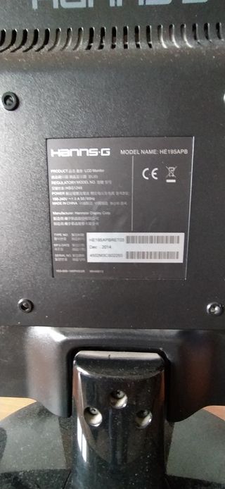 monitor 20" Hanns.G