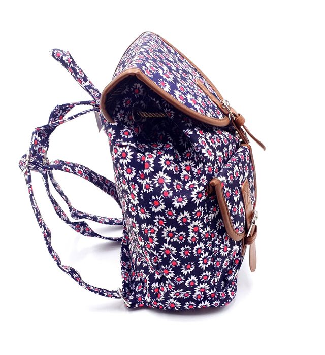 Bolso mochila estampado Margaritas.