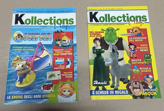 Rivista Kinder "Kollections e Toys"
