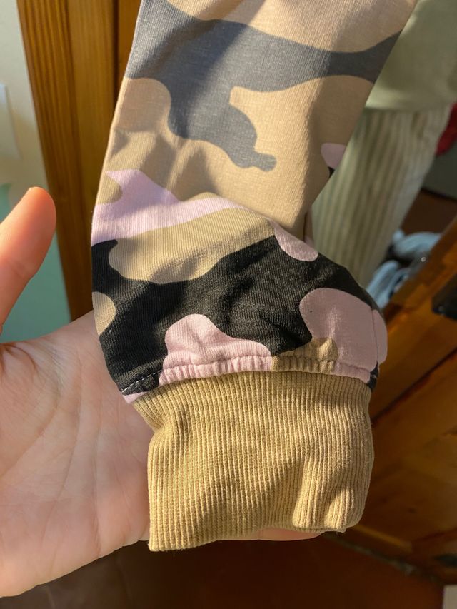 Top camuflaje Bershka