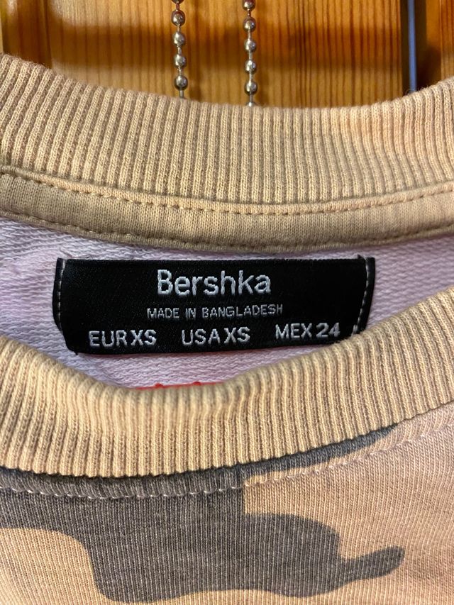 Top camuflaje Bershka