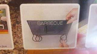 Barbacoa mini sin estrenar.