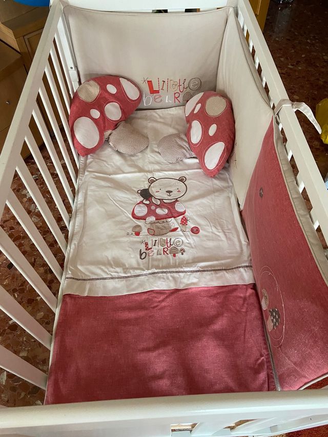 Cuna Aruba blanca 120x60cm