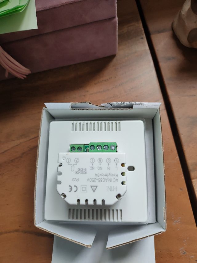 Termostato para suelo radiante