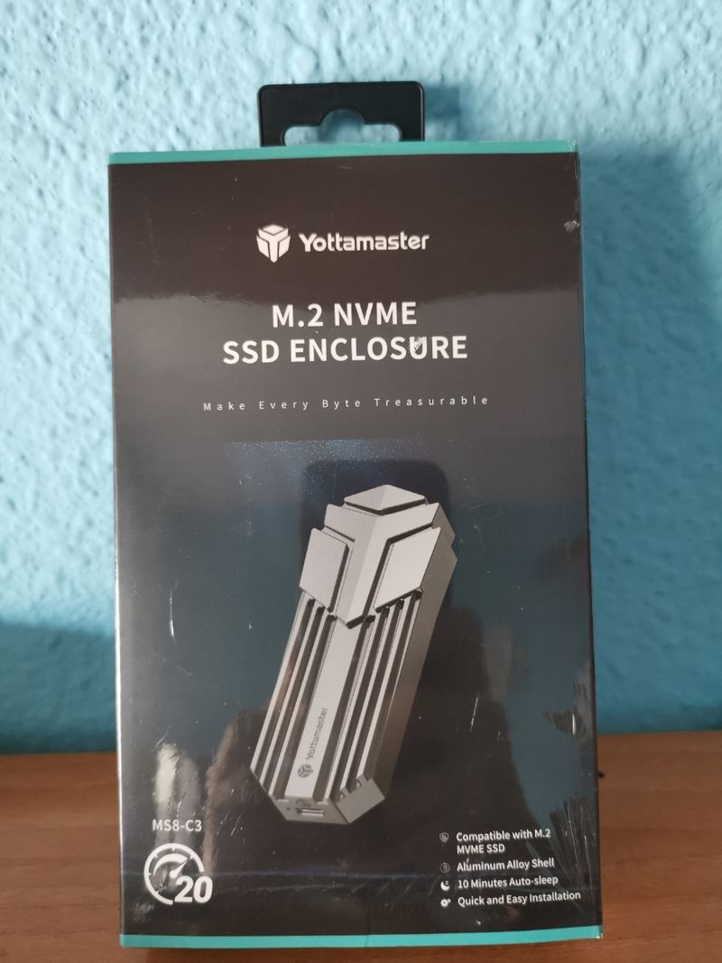 Yottamaster Caja 20Gbps NVMe - nuevo precintado