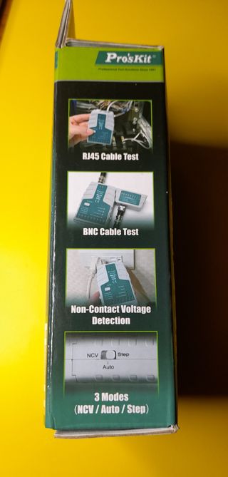 Tester de redes RJ11 R12 RJ45 Y BNC, MT-7058