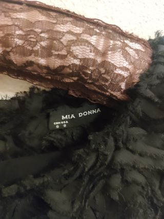 Vestido negro de fiesta. Ideal para Navidad.