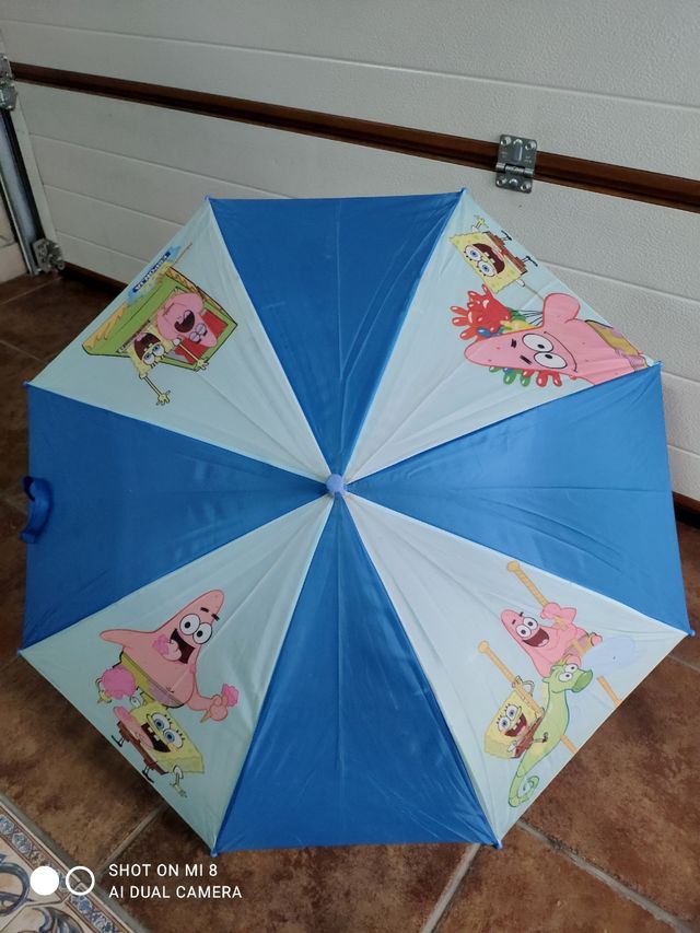 Paragua automático bob esponja