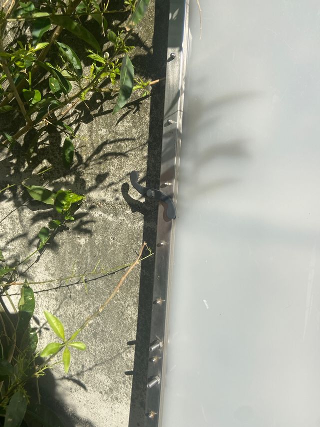 Mampara metacrilato 2,70 X 1,70