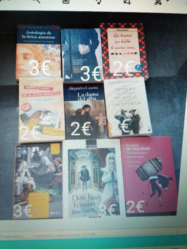Libros ,desde 2 €