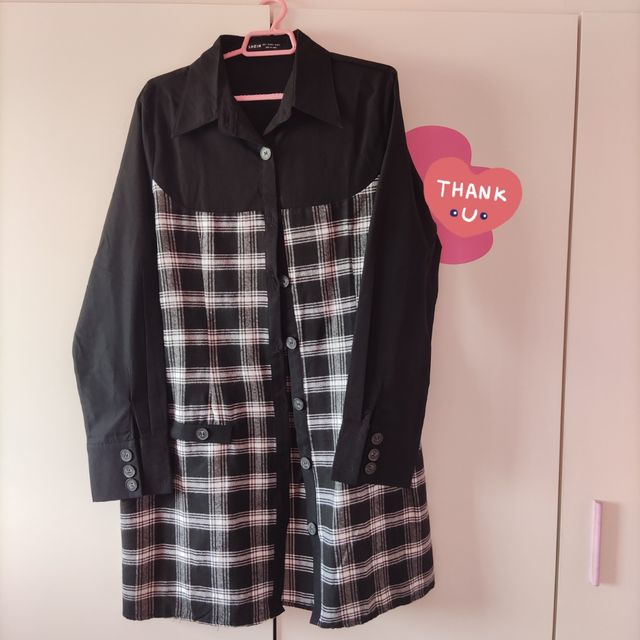 Precioso Vestido Largo NEGRO; Blanco; Gris Talla:L