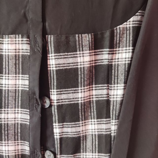 Precioso Vestido Largo NEGRO; Blanco; Gris Talla:L