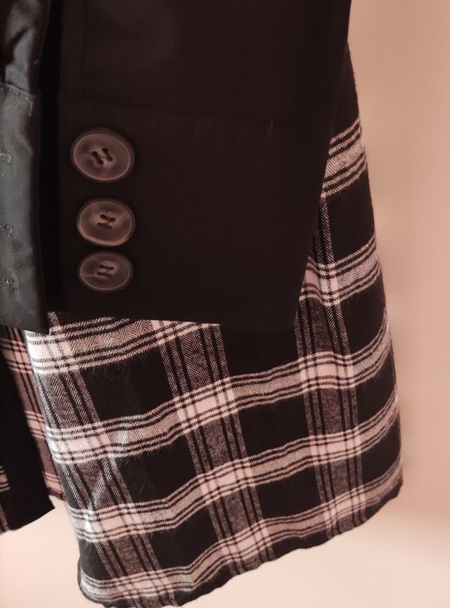 Precioso Vestido Largo NEGRO; Blanco; Gris Talla:L