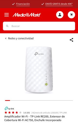Tp Link Ampliador De Pantalla Media Markt Tp-Link Extensor De Wifi