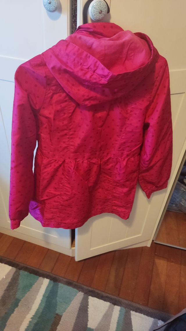 Chubasquero niña rosa