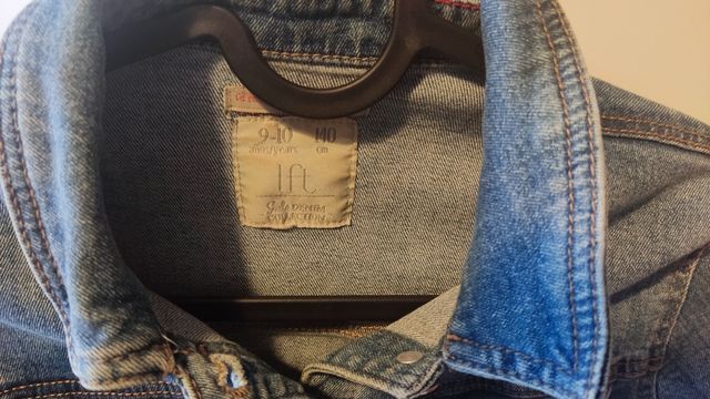 Cazadora vaquera azul niña