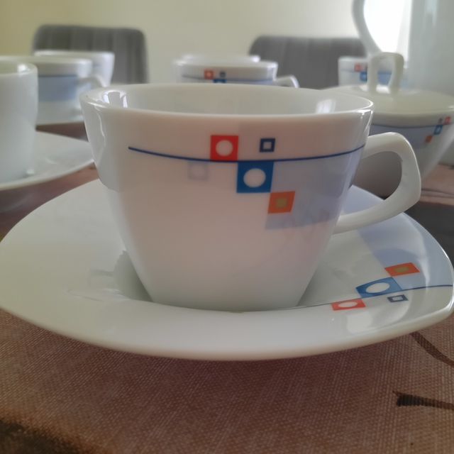 vajilla, conjunto cafe ,te