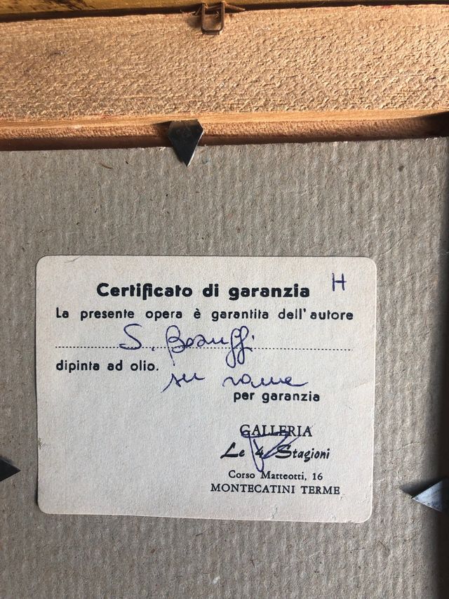 Dipinti ad olio su rame