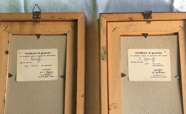 Dipinti ad olio su rame