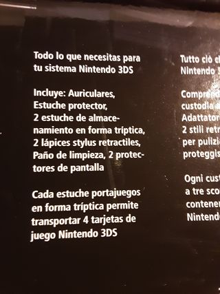 Nintendo 3ds  accesorios 
