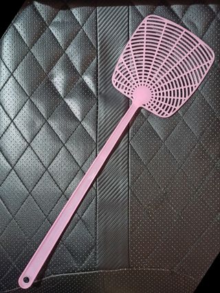 Paletta mosche in plastica rosa
