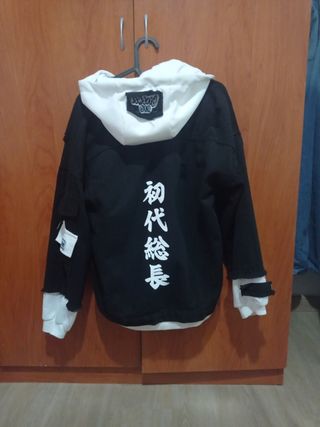 Chaqueta tipo tejana Negra -  talla S